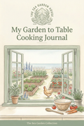 Complete cooking journal cover with title and logo